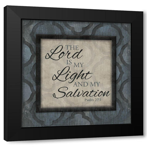 Lord Light Black Modern Wood Framed Art Print with Double Matting by Grey, Jace