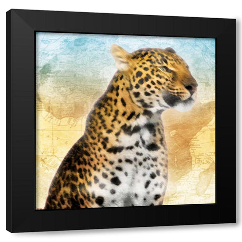 Africa Sunrise One Black Modern Wood Framed Art Print with Double Matting by Grey, Jace