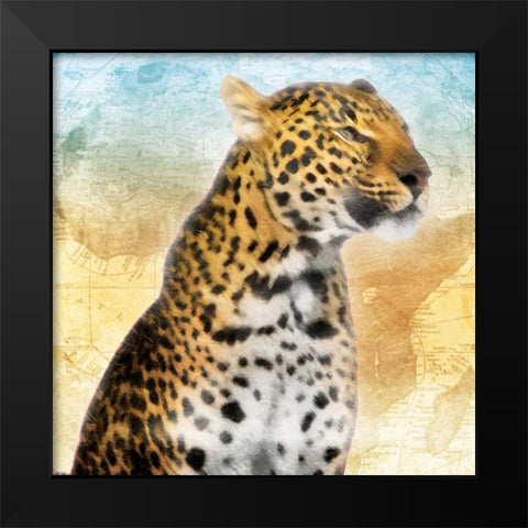 Africa Sunrise One Black Modern Wood Framed Art Print by Grey, Jace