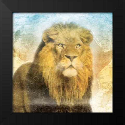 Africa Sunrise Two Black Modern Wood Framed Art Print by Grey, Jace