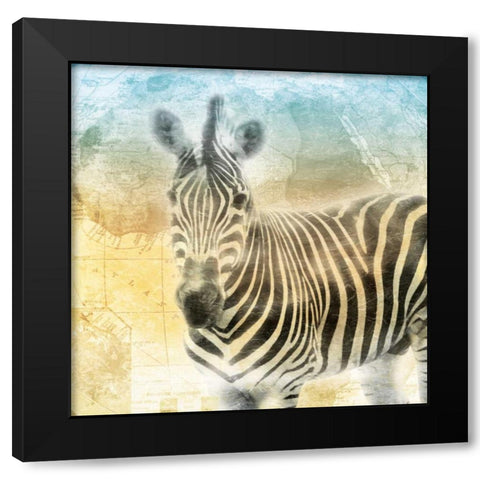 Africa Sunrise Three Black Modern Wood Framed Art Print by Grey, Jace