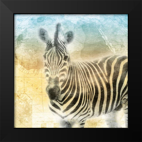 Africa Sunrise Three Black Modern Wood Framed Art Print by Grey, Jace