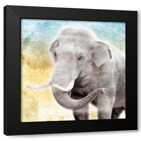 Africa Sunrise Four Black Modern Wood Framed Art Print by Grey, Jace