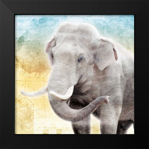 Africa Sunrise Four Black Modern Wood Framed Art Print by Grey, Jace