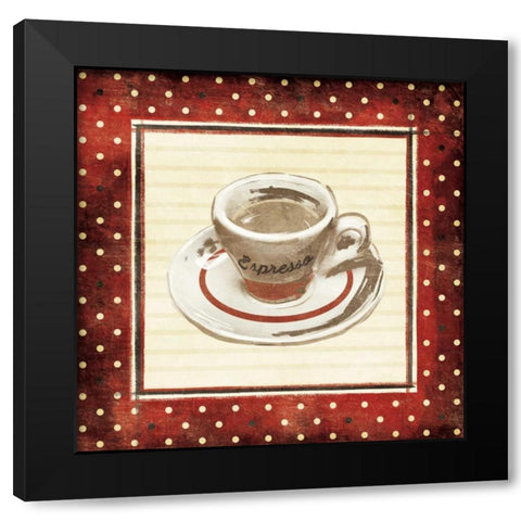 Espresso Black Modern Wood Framed Art Print with Double Matting by Grey, Jace