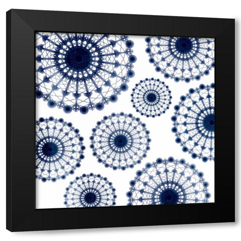 Look Up Black Modern Wood Framed Art Print by Grey, Jace