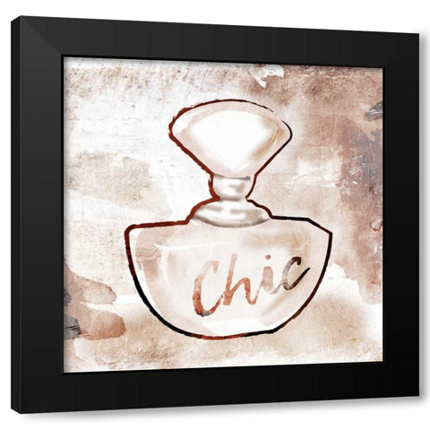 Perfume Chic Black Modern Wood Framed Art Print with Double Matting by Grey, Jace