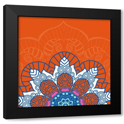 Growing Bottom Black Modern Wood Framed Art Print with Double Matting by Grey, Jace