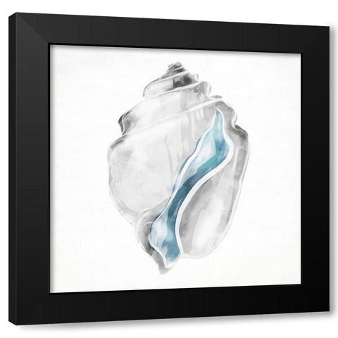 Soft Shell Black Modern Wood Framed Art Print by Grey, Jace