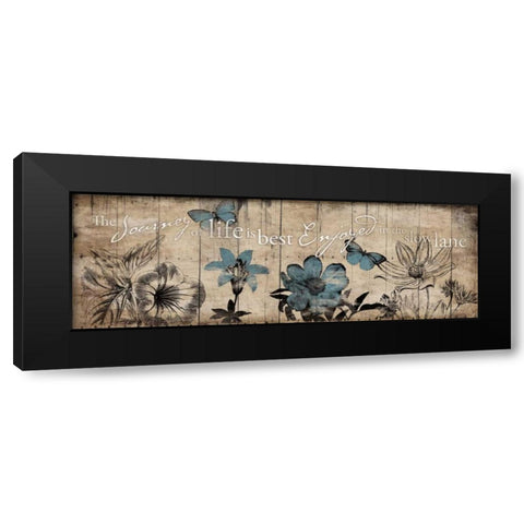 The Journey Black Modern Wood Framed Art Print with Double Matting by Grey, Jace