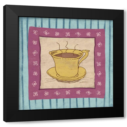 Coffe 2 Black Modern Wood Framed Art Print by Grey, Jace