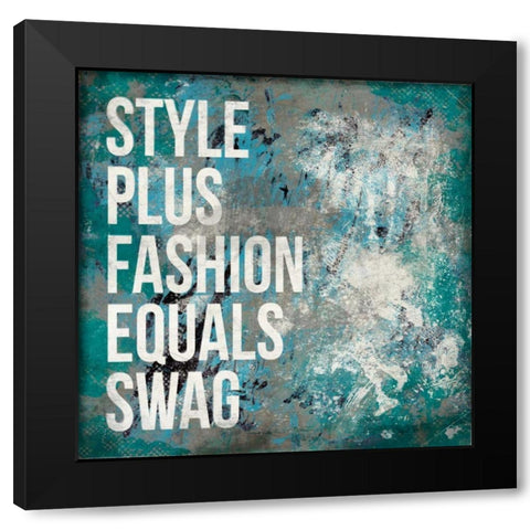 Style 1 Black Modern Wood Framed Art Print by Grey, Jace