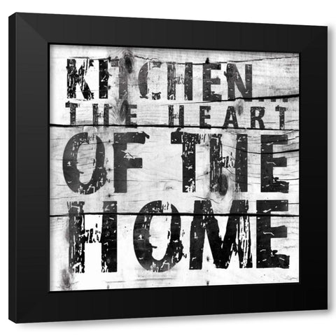 Kitchen 2 Mate Black Modern Wood Framed Art Print with Double Matting by Grey, Jace