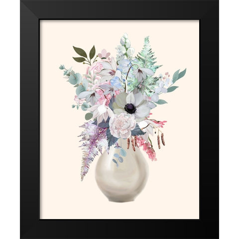 Night Of Romance 5 Black Modern Wood Framed Art Print by Keith, Jesse