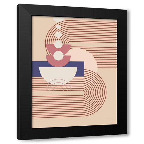 Hidden Between Orbit Black Modern Wood Framed Art Print by Keith, Jesse