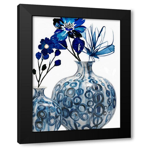 Plant Canvas 1 Black Modern Wood Framed Art Print by Keith, Jesse