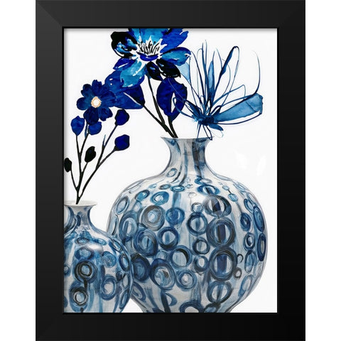 Plant Canvas 1 Black Modern Wood Framed Art Print by Keith, Jesse