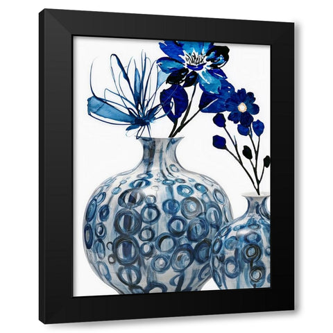 Plant Canvas 2 Black Modern Wood Framed Art Print by Keith, Jesse