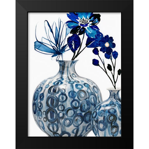 Plant Canvas 2 Black Modern Wood Framed Art Print by Keith, Jesse