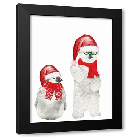 Unlikely Friends Black Modern Wood Framed Art Print by Keith, Jesse