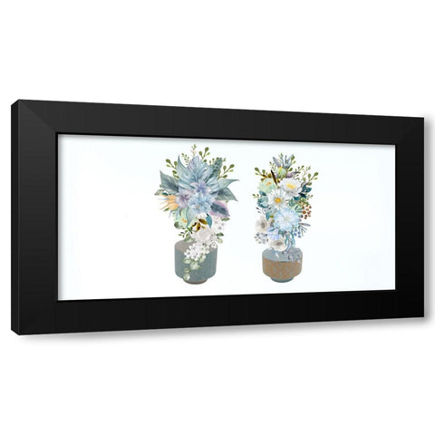 Spiritual Bloom 1 Black Modern Wood Framed Art Print with Double Matting by Keith, Jesse