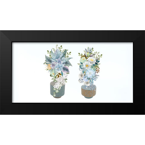 Spiritual Bloom 1 Black Modern Wood Framed Art Print by Keith, Jesse