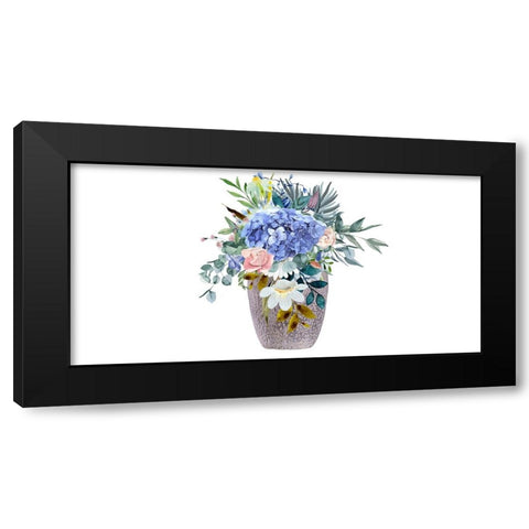 Spring Grace Black Modern Wood Framed Art Print with Double Matting by Keith, Jesse