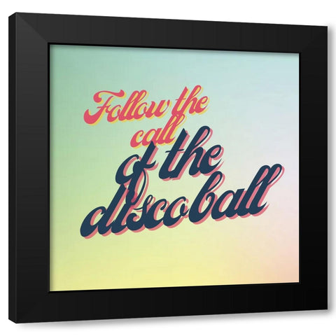 Follow The Call Black Modern Wood Framed Art Print with Double Matting by Keith, Jesse