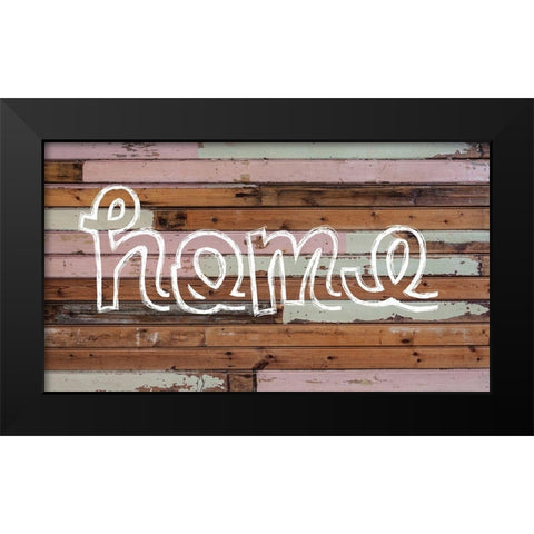 Home Barnwood Black Modern Wood Framed Art Print by Matic, Jelena