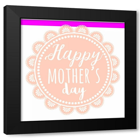 Mothers Day 1 Black Modern Wood Framed Art Print by Matic, Jelena