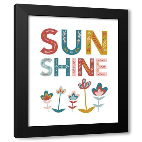 Sunshine_8x10_JenniferMcCully Black Modern Wood Framed Art Print with Double Matting by McCully, Jennifer