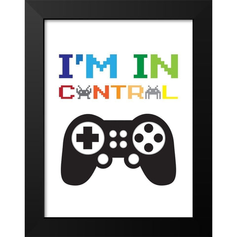 Im In Control 1 Black Modern Wood Framed Art Print by McCully, Jennifer