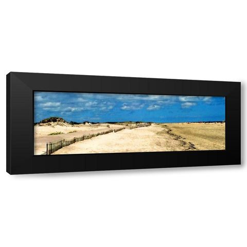 Endless Shoreline Black Modern Wood Framed Art Print by Pica, Jeff