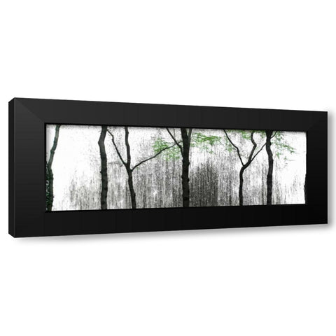 Midtown Waterfall Black Modern Wood Framed Art Print by Pica, Jeff