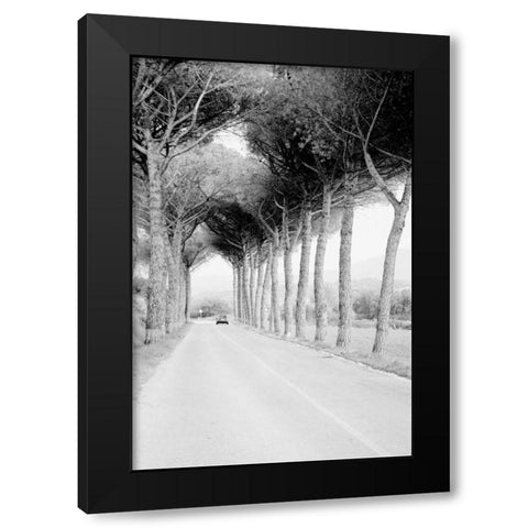 Italy 33 Black Modern Wood Framed Art Print with Double Matting by Grey, Jace