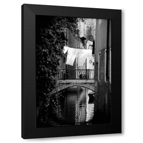 Cinque calli di Venezia 4 E Black Modern Wood Framed Art Print by Grey, Jace