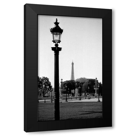 Eifel Tower 3 Black Modern Wood Framed Art Print by Pica, Jeff