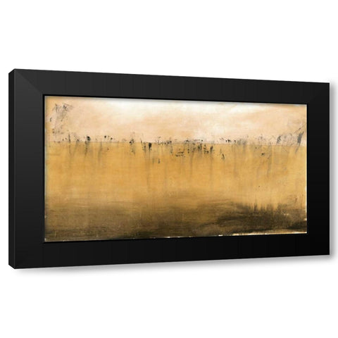 Serenity Black Modern Wood Framed Art Print with Double Matting by Grey, Jace