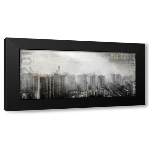 Urban Day Black Modern Wood Framed Art Print with Double Matting by Allen, Kimberly