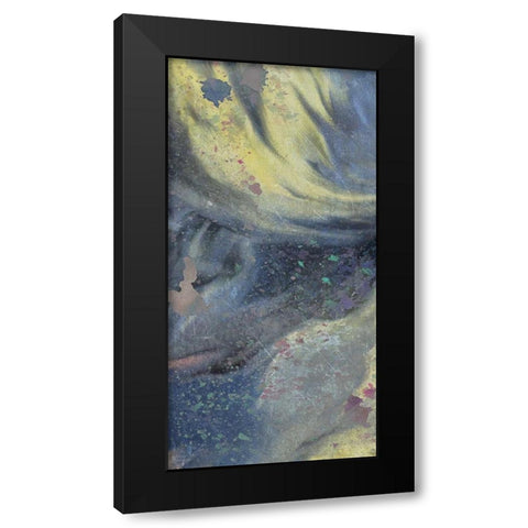 Space Yellow 1 Black Modern Wood Framed Art Print by Allen, Kimberly