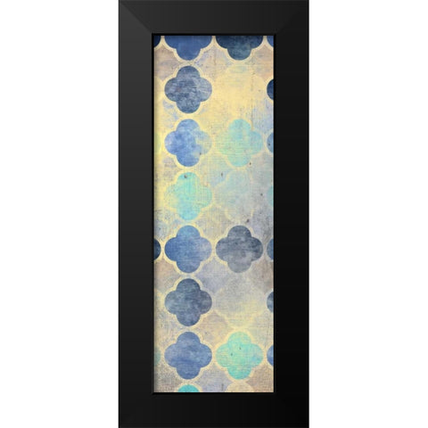 Indigo Panel B Black Modern Wood Framed Art Print by Allen, Kimberly