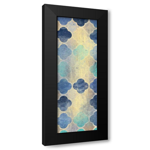 Indigo Panel C Black Modern Wood Framed Art Print by Allen, Kimberly