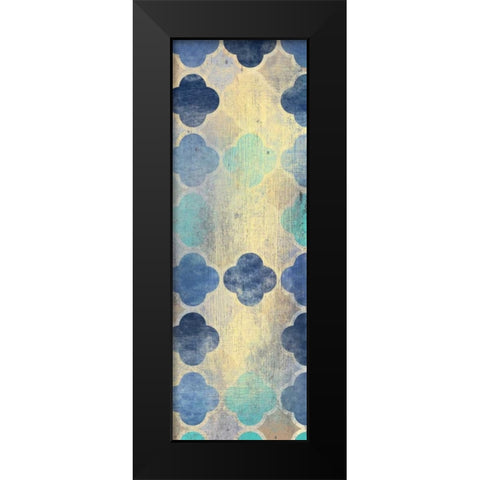 Indigo Panel C Black Modern Wood Framed Art Print by Allen, Kimberly