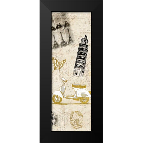 European Holiday 2 Black Modern Wood Framed Art Print by Allen, Kimberly