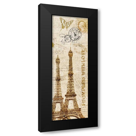 European Holiday 3 Black Modern Wood Framed Art Print with Double Matting by Allen, Kimberly