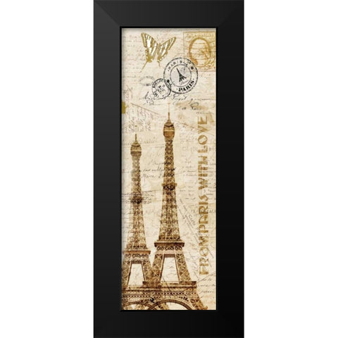 European Holiday 3 Black Modern Wood Framed Art Print by Allen, Kimberly