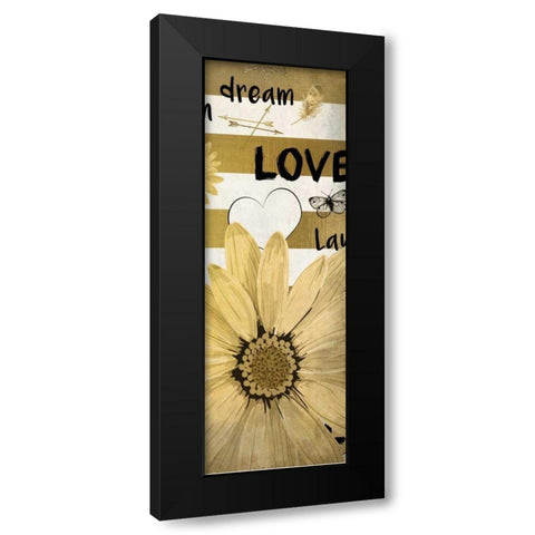 Dream Love Black Modern Wood Framed Art Print with Double Matting by Allen, Kimberly