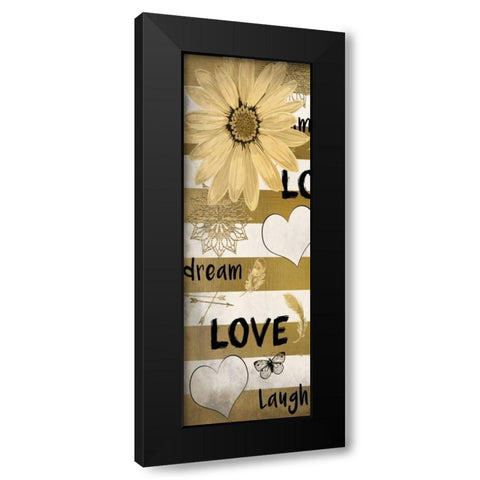 Dream Love 2 Black Modern Wood Framed Art Print by Allen, Kimberly