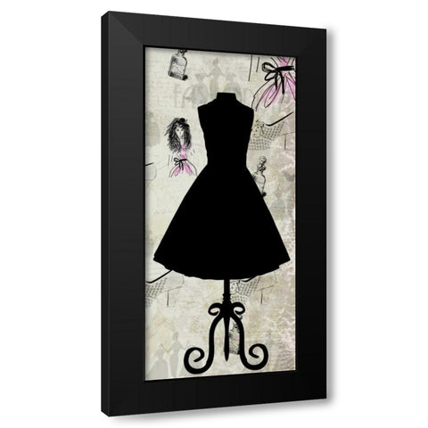 Fashion-ista 2 Black Modern Wood Framed Art Print by Allen, Kimberly