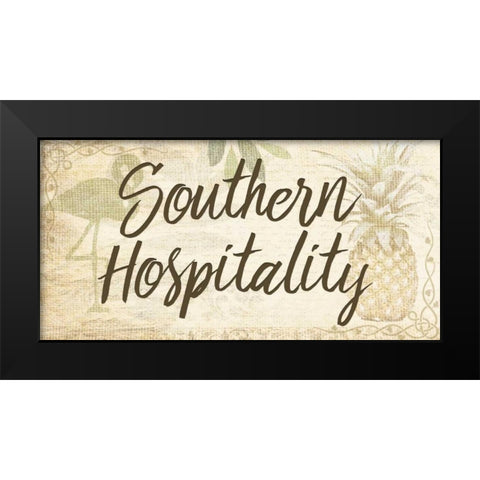 Southern Charm 5 Black Modern Wood Framed Art Print by Allen, Kimberly